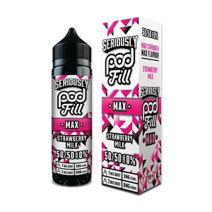 Seriously Pod Fill MAX – Strawberry Milk (40 ml, Shortfill)
