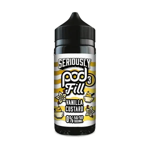 Seriously Pod Fill – Vanilla Custard (100 ml, Shortfill)