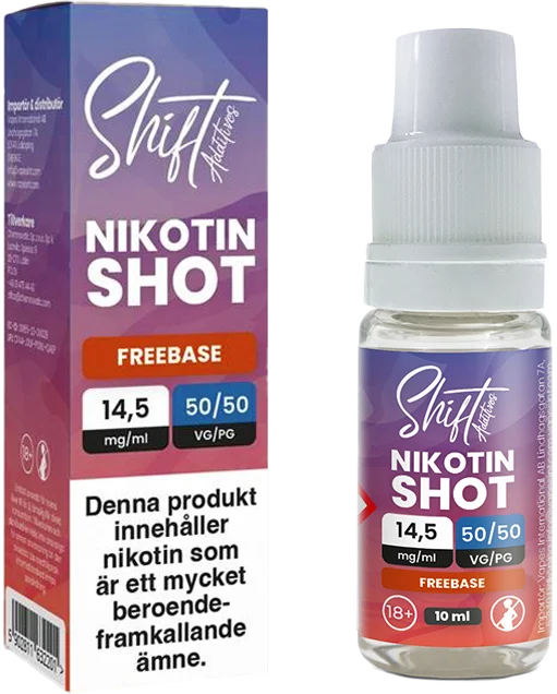 Shift – Nikotinshot 50VG/50PG (10 ml, 14,5 mg)