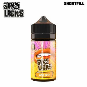 Six Licks – Love Bite (50 ml, Shortfill) – Utgått