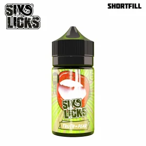 Six Licks – Truth Or Pear (50 ml, Shortfill) – Utgått