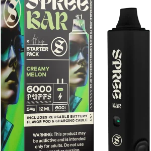 Spree Bar Kit Creamy Melon (12 ml, 50 mg)
