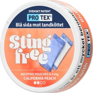 Stingfree – California Peach – Slim (4,4 mg/portion)