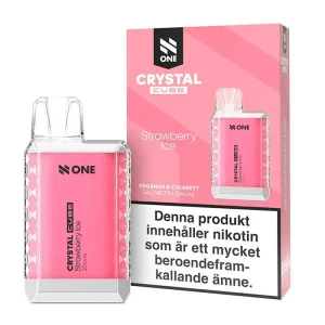Strawberry Ice från Crystal Cube (2ml, 20mg, Engångsvape)