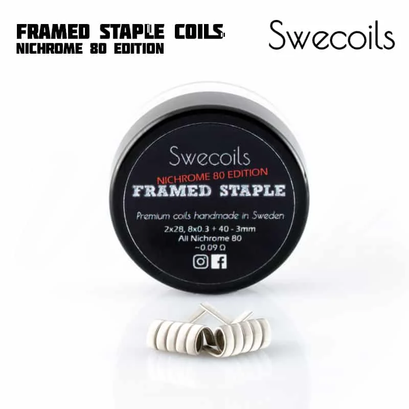 Swecoils – Framed Staple Coils Ni80 Edition (2-pack) – Utgått