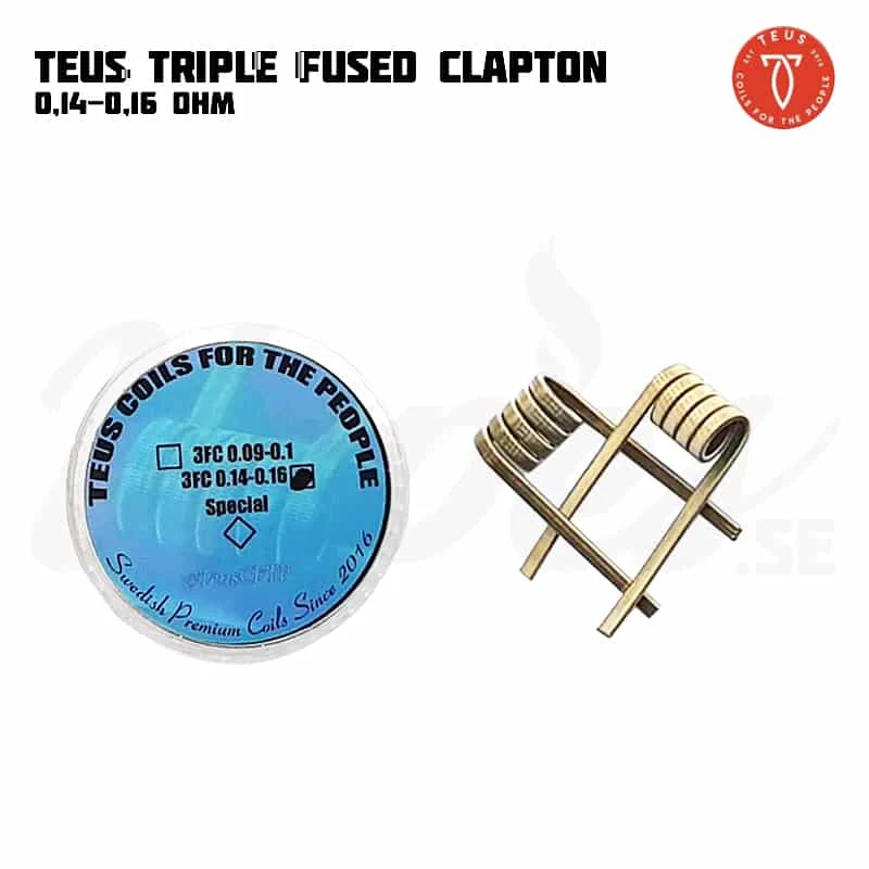 Teus 3 Core Fused Clapton 3FC RBA Coils (Ni80, 2-pack) - Image 2