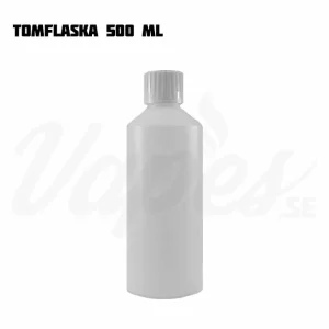 Tomflaska (500 ml, HDPE)