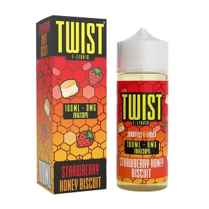 TWIST – Strawberry Honey Biscuit (100 ml, Shortfill)