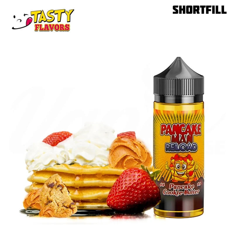 Vape Breakfast Classics – Pancake Man Reload Cookie Butter (100 ml, Shortfill)