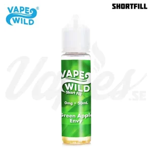 Vape Wild – Green Apple Envy (50 ml, Shortfill) – Utgått