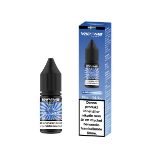 VapeM8 Salt – Blåbär Bubbelgum (10 ml, 14,9 mg Nikotinsalt)