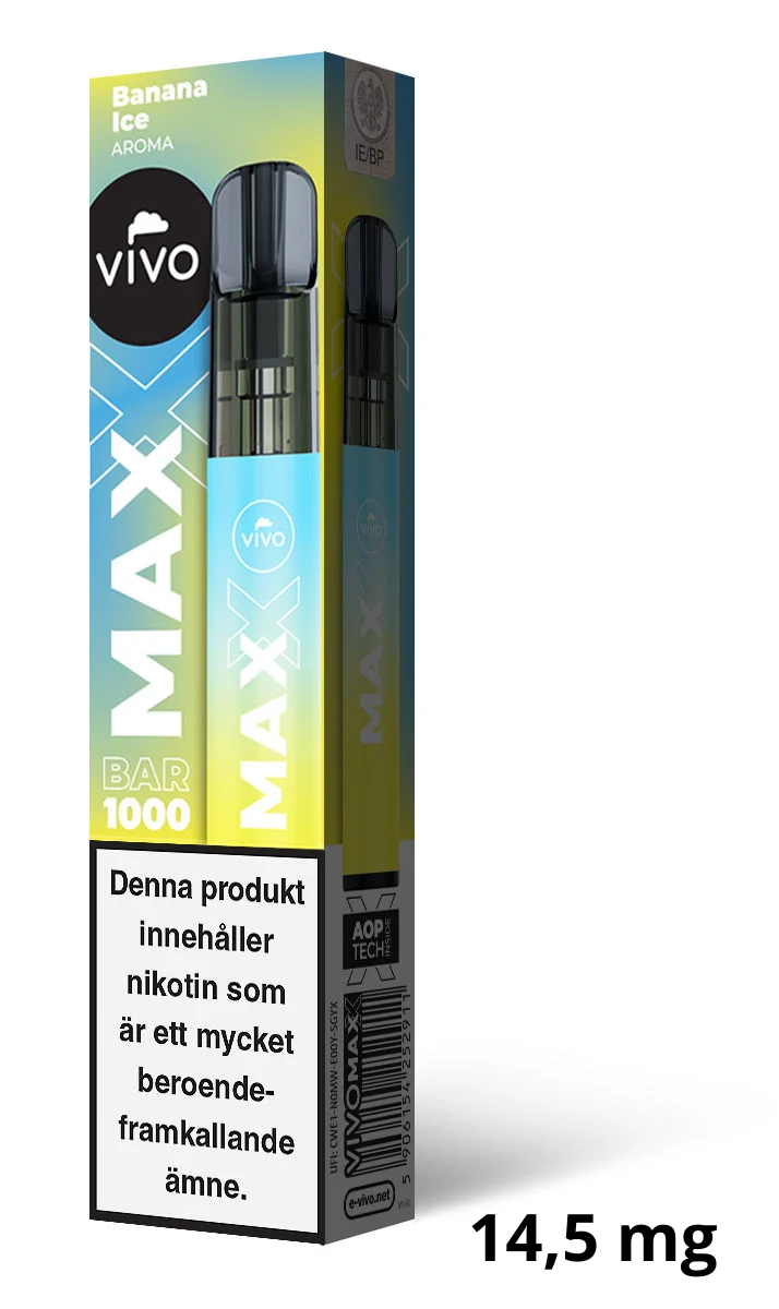 Vivo MAX – Banana Ice (14,5 mg, Disposable)