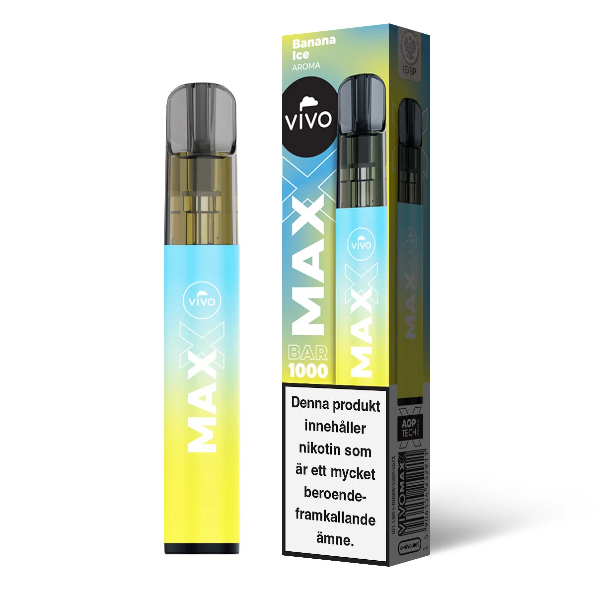 Vivo MAX – Banana Ice (14,5 mg, Disposable) - Image 2
