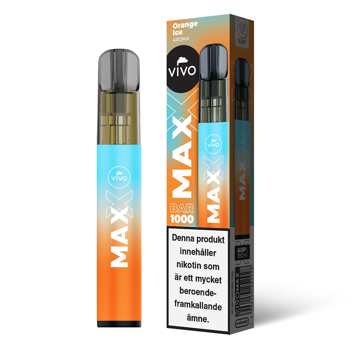 Vivo MAX – Orange Ice (14,5 mg, Disposable) - Image 2