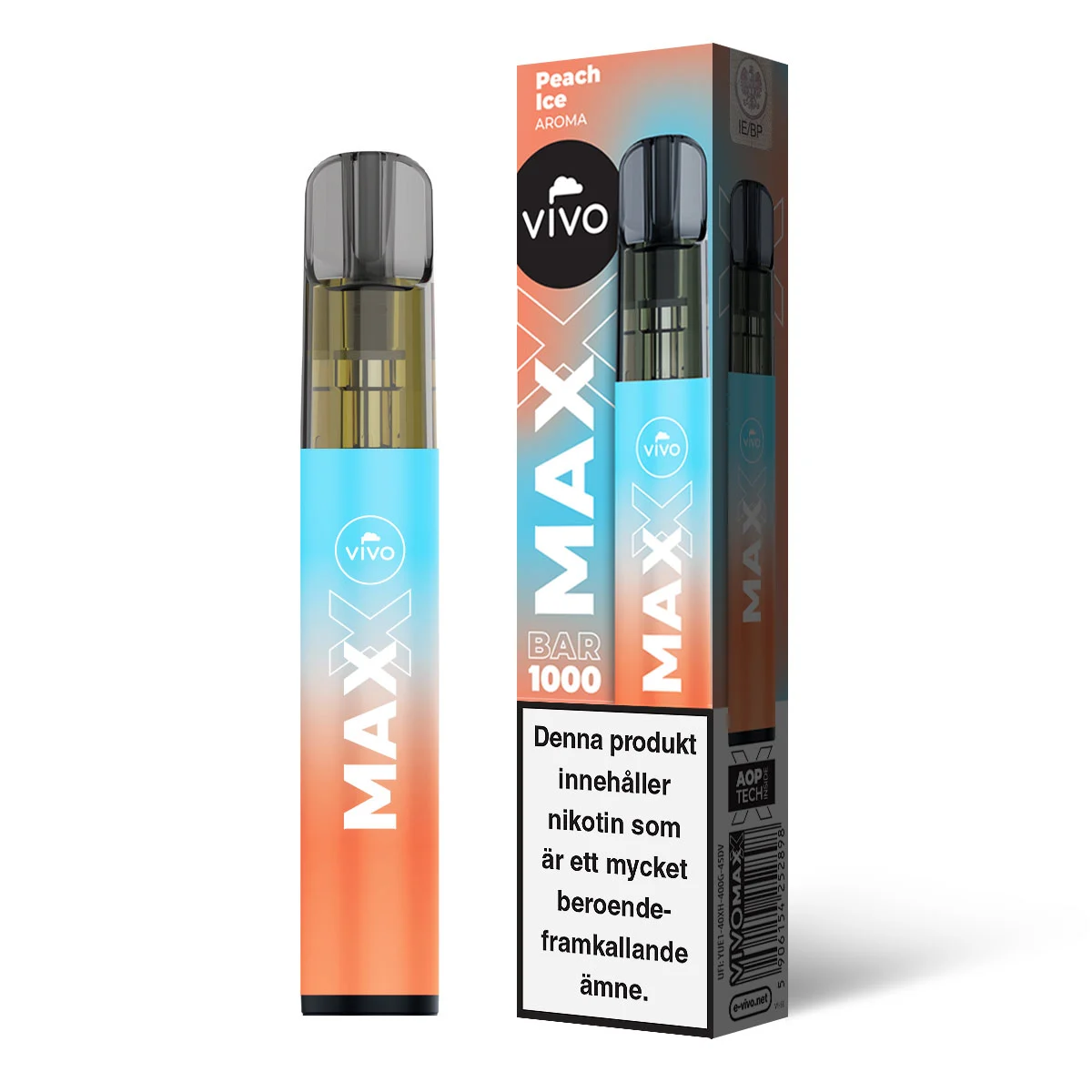 Vivo MAX – Peach Ice (20 mg, Disposable) - Image 2