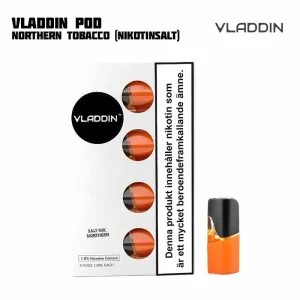 VLADDIN Pod – Northern Tobacco (4-pack) – Utgått