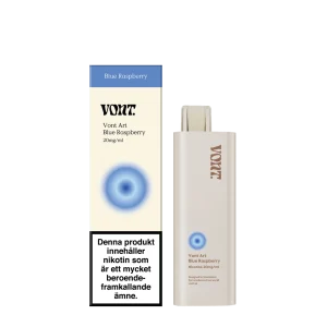 Vont Art – Blue Raspberry (20 mg, Engångs vape)