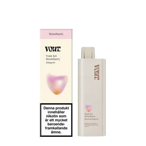 Vont Art – Strawberry (20 mg, Engångs vape)
