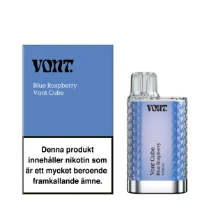Vont Cube – Blue Raspberry (14 mg, Engångs vape)