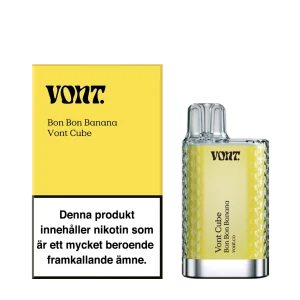 Vont Cube – Bon Bon Banana (14 mg, Engångs vape)