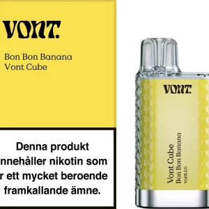 Vont Cube – Bon Bon Banana (20 mg, Engångs vape)
