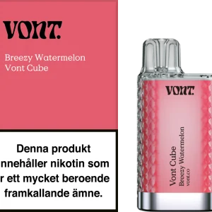Vont Cube – Breezy Watermelon (20 mg, Engångs vape)