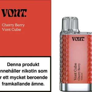 Vont Cube – Cherry Berry (20 mg, Engångs vape)