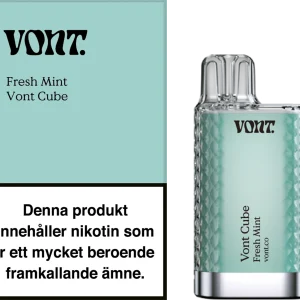 Vont Cube – Fresh Mint (20 mg, Engångs vape)
