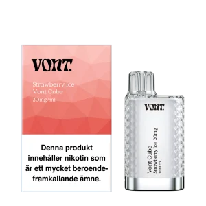 Vont Cube – Strawberry Ice (20 mg, Engångs vape)