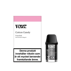Vont Pod – Cotton Candy (20 mg, Engångspod)