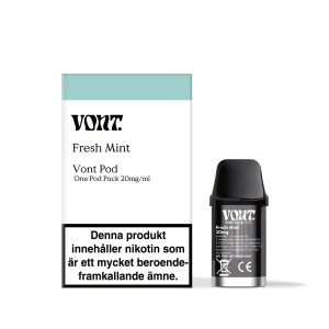 Vont Pod – Fresh Mint (20 mg, Engångspod)