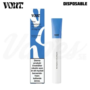 Vont To-Go – Blue Raspberry (20 mg, Engångs vape)