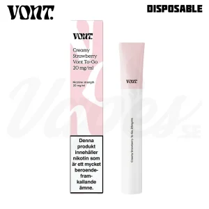 Vont To-Go – Creamy Strawberry (20 mg, Engångs vape)