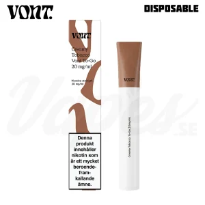 Vont To-Go – Creamy Tobacco (20 mg, Engångs vape)