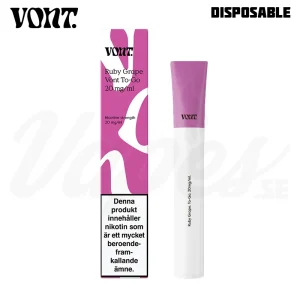 Vont To-Go – Ruby Grape (20 mg, Engångs vape)