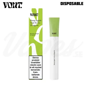 Vont To-Go – Sharp Apple (20 mg, Engångs vape)