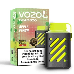 Vozol Gear 600 – Apple Peach (20 mg, Disposable)