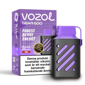 Vozol Gear 600 – Forest Berry Energy (20 mg, Disposable)