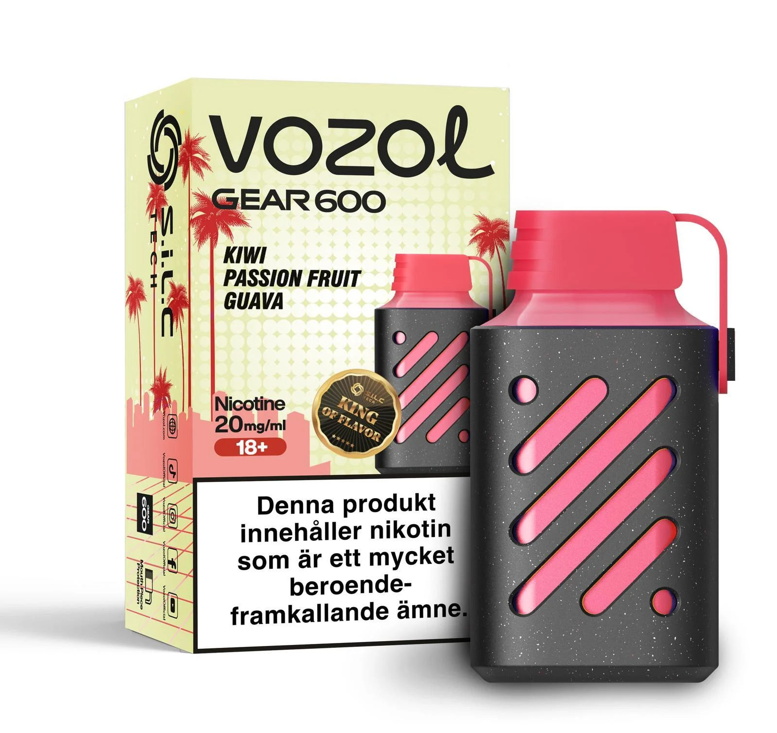 Vozol Gear 600 – Kiwi Passionfruit Guava (20 mg, Disposable)