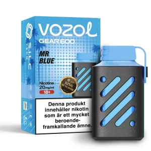 Vozol Gear 600 – Mr Blue (20 mg, Disposable)