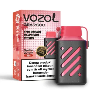 Vozol Gear 600 – Strawberry Raspberry Cherry (20 mg, Disposable)