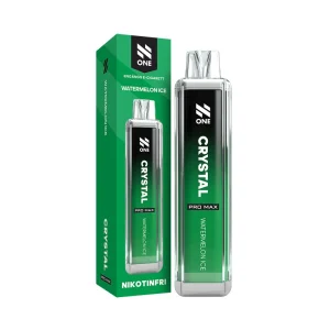 Watermelon Ice från Crystal Mesh Zero (12ml, Nikotinfri, Engångsvape)