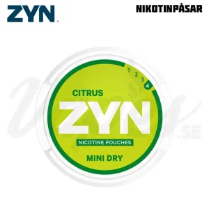 ZYN Mini Dry Citrus Extra Strong